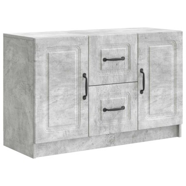Krevet, 89 x 34,5 x 57 cm, konstruirano drvo, betonsko siva