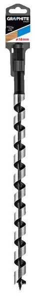 GRAPHITE Spiralno svrdlo za drvo, 18 x 400 mm