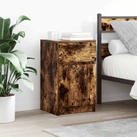 Noćni ormarići 2 kom 39x35x65 cm konstruirano drvo