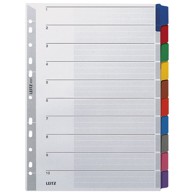 LEITZ Kartonska pregrada, A4, 10 listova