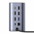 BASEUS Priključna stanica USB 3.2 Type-C 12u1 Tower, siva
