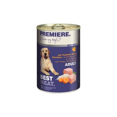 PREMIERE Best Meat Adult puretina, mrkva i riža, 400 g konzerva