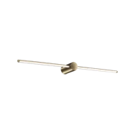 Zidna svjetiljka Filo, LED, AP, D075, IP44, ottone