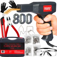 DEXXER Set lemilice za plastiku 50 W s LED i 800 spojnica