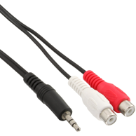 INLINE Audio kabel 89941C 3 m 3.5 mm, crni