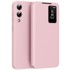 Smart View maskica s džepom za kartice za Samsung Galaxy S25 Edge, roza