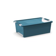 KIS Petrolej zelena plastična kutija za pohranu s poklopcem 55x35x19 cm Bi-Box 