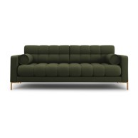 COSMOPOLITAN DESIGN Zelena sofa 217 cm Bali, 217x96x75 cm