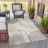 MILA HOME Sivi/krem perivi tepih 160x230 cm Simple Lines 