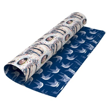 ROGER LA BORDE Ukrasni papir u setu 5 kom s božićnim motivom 69,5x48,5 cm Wild Wood Hideaway