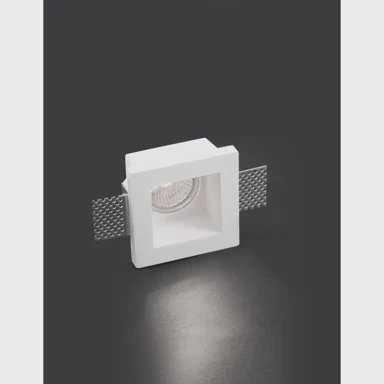 NOVA LUCE Tobia gipsana ugradbena svjetiljka gu10 1x10 watt ip20 220-240 volt l: 8 w: 8 h: nl9879110