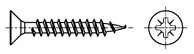 Vijak za drvo inox 4,0x50 A4