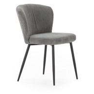 MARCKERIC Sive blagovaonske stolice u setu 4 kom od samta Megan 