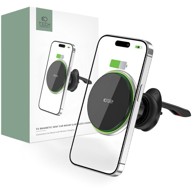 TECH-PROTECT Držač mobitela V3 Vent MagSafe 15W, crna