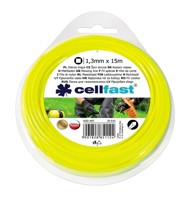 CELLFAST Rezna nit za trimer kvadratna 1,3 mm x 15 m, žuta