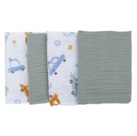 BUBABA BY FREEON Tetra krpice muslin 4/1, 40x40cm, mint