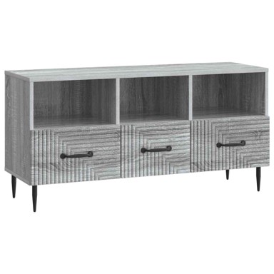 TV ormarić, 102 x 34,5 x 50 cm, konstruirano drvo, siva sonoma