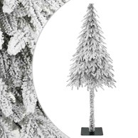 Božićno drvce umjetno, bijelo, 71 x 71 x 150 cm, plastika i metal