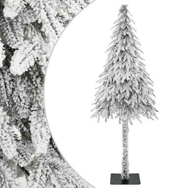 Božićno drvce umjetno, bijelo, 71 x 71 x 150 cm, plastika i metal