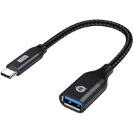 CONCEPTRONIC Adapter ABBY18B USB-C na USB-A, crni