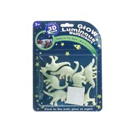 Zidne naljepnice Glow in the Dark, dinosauri