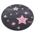 AYYILDIZ CARPETS Ružičasti/sivi dječji tepih ø 120 cm Kids