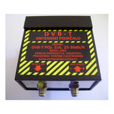CENTAR ELEKTRONIKE Pojačalo za antenu, DVB-T/ 5G, 1 ulaz, 25-30dB/R