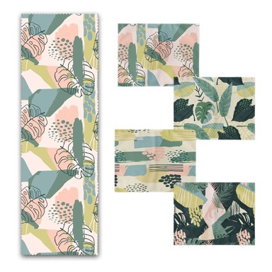 MILA HOME Set nadstolnjaka i podmetača za stol 5 kom 