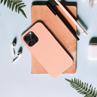 TOPTEL Silikonska Lite maska za iPhone 13 Pro Max, boja breskve