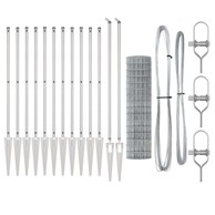 Euro ograđivanje s 13 vrhunski ulošcima 1. 2x25 m galvanizirani čelik