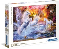 CLEMENTONI Puzzle Divlji jednorogi, 1500 dijelova, 84x59 cm