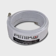 AMIKO Koaksijalni kabel RG-6, CCS, 90 dB, 10 m, s konektorima, RG6/90dB