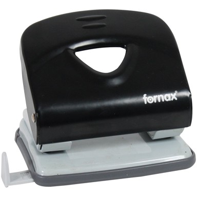 FORNAX bušač papira, 2 rupe, 30 listova, crni