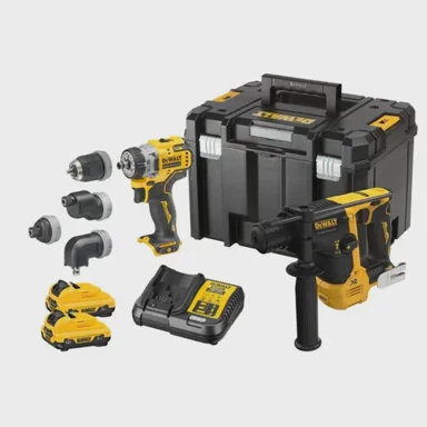DEWALT Akumulatorski set alata 12V XR DCH072 + DCD703, 2×3,0 Ah, TSTAK