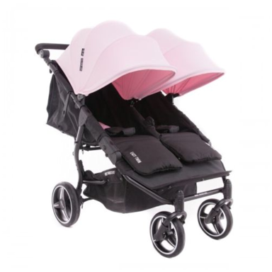 BABY MONSTERS Kolica za blizance EasyTwin3S svijetloružičasta (milkshake)