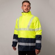 Signalizirajuća zaštitna parka Hi-viz ATRIA, EN ISO 20471, žuta