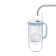 BRITA Vrč za filtriranje vode GlassJug ONE MX Pro, stakleni, 2,5 l, svijetlo plavi