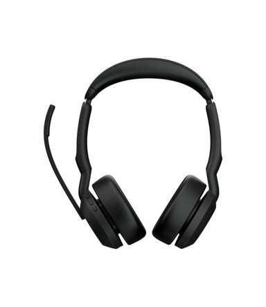 JABRA Slušalice Evolve2 55 MS, crne, Link380c, on-ear, Stereo, USB, BT, stalak