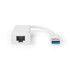 NEDIS USB mrežna kartica USB 3 2 gen 1 1 Gbps USB A muški RJ45 ženski 0 20 m okrugla niklana goli bakar bijela kutija
