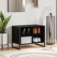 Ormar za cipele Crni hrast 60 x 35 x 44 cm, konstruirano drvo