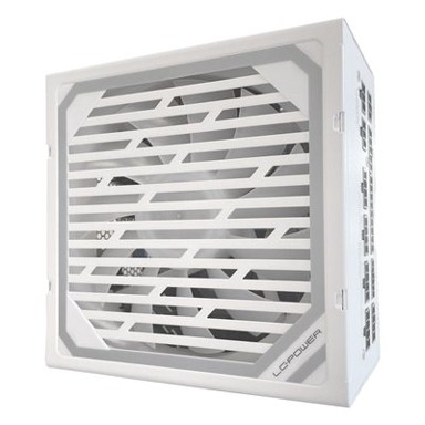 LC POWER Napajanje Super Silent Modular Series LC1000MW 1000 W ATX v3.1 modularno, 135 mm ventilator, 80+ Gold, bijelo