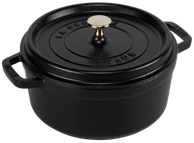 STAUB Okrugli lonac, 24cm, crni