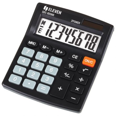 ELEVEN Kalkulator SDC-805NR, 8 mjesta, crni