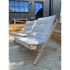 KARUP DESIGN Sklopiva stolica Boogie Raw/Olive Green, 65x88x67 cm
