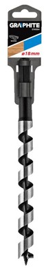 GRAPHITE Spiralno svrdlo za drvo, 18 x 250 mm