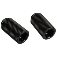 BITSPOWER Ravni adapter Touchaqua, G1/4 inča muški na G1/4 inča ženski, 2 kom, 30 mm, crni