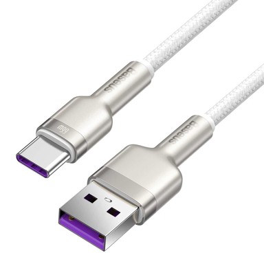 BASEUS USB kabel C, 66 W, 1 m, bijeli