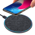 RIVACASE Bežična punionica VA4915 GR3, QC Fast Charge, 10 W, Samsung Galaxy S serija / iPhone, crna