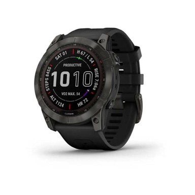GARMIN Pametni sat Fenix 7X Sapphire Solar, tamnosivi, HR, GPS, multisport