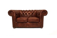 CHESTERFIELD Dvosjed Class Leather, 2-sjedišta, Cloudy Caramel